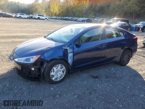 ✅ 2019 Hyundai Elantra SE • VIN: 5NPD74LF5KH442427 • Lot: 86449785. Listed on Copart with 76,414 mi. Free auction sales archive from the USA and detailed vehicle history report at DreamBid. Image 1.
