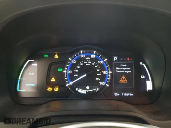 ✅ 2017 Hyundai Ioniq Blue • VIN: KMHC65LC5HU031565 • Lot: 80043684. Wystawiony na Copart z przebiegiem 116 243 mil. Bezpłatny archiwum sprzedaży aukcyjnych z USA i szczegółowy raport historii pojazdu na DreamBid. Zdjęcie 9.