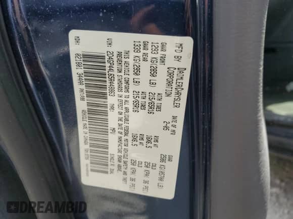 2005 Dodge Caravan SXT с VIN 2D4GP44L65R448863, выставлен на аукционе Copart как лот 77177884 с пробегом 147 792 миль миль и На запчасти • Non repairable. История ставок и продаж доступна на DreamBid. Изображение 14.