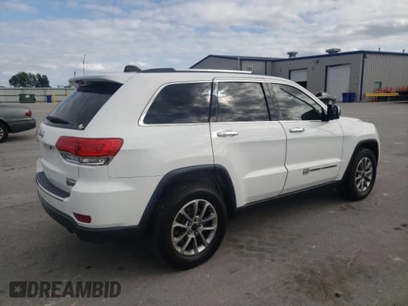 ✅ 2015 Jeep Grand Cherokee Limited • VIN: 1C4RJFBM8FC705451 • Lot: 85155705. Listed on Copart with 84,694 mi. Free auction sales archive from the USA and detailed vehicle history report at DreamBid. Image 3.