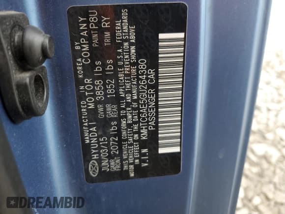✅ 2016 Hyundai Veloster Turbo • VIN: KMHTC6AE5GU264380 • Lot: 42456775. Wystawiony na Copart z przebiegiem 168 771 mil. Bezpłatny archiwum sprzedaży aukcyjnych z USA i szczegółowy raport historii pojazdu na DreamBid. Zdjęcie 12.