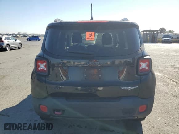 ✅ 2017 Jeep Renegade Trailhawk • VIN: ZACCJBCB6HPE80506 • Lot: 80711885. Listed on Copart with Not provided. Free auction sales archive from the USA and detailed vehicle history report at DreamBid. Image 6.