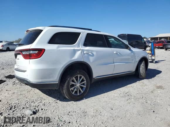 2018 Dodge Durango SXT z VIN 1C4RDJAG9JC448458, wystawiony jako Copart lot #86799185 z przebiegiem 102 853 mil mil oraz Szkoda całkowita • Salvage title. Historia ofert i sprzedaży dostępna na DreamBid. Obrazek 3.