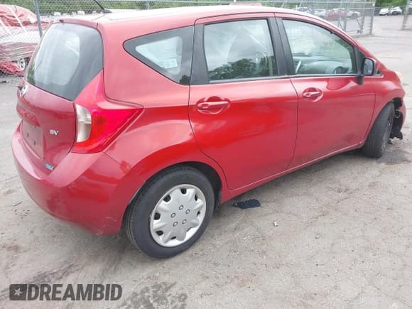 ✅ 2014 Nissan Note SV • VIN: 3N1CE2CPXEL394560 • Lot: 42318947. Listed on IAAI with 162,062 mi. Free auction sales archive from the USA and detailed vehicle history report at DreamBid. Image 4.