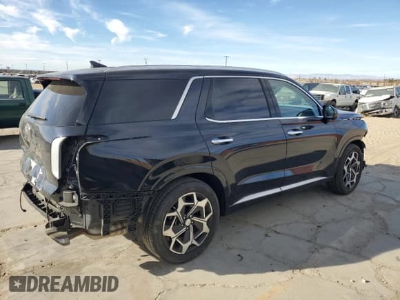 ✅ 2022 Hyundai Palisade Calligraphy • VIN: KM8R74HE1NU379256 • Лот: 84948634. Опубликован ранее на Copart с пробегом 35 437 миль. Бесплатный доступ к архиву аукционных продаж из США и подробный отчёт об истории автомобиля на DreamBid. Изображение 3.