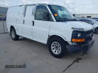 ✅ 2009 Chevrolet Express Cargo • VIN: 1GCFG15X991123160 • Lot: 42358352. Listed on IAAI with 168,619 mi. Free auction sales archive from the USA and detailed vehicle history report at DreamBid. Image 1.