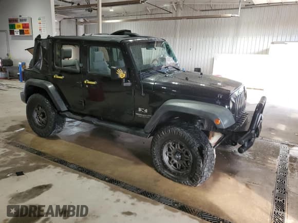 ✅ 2008 Jeep Wrangler Unlimited X • VIN: 1J4GA39128L632897 • Lot: 55282115. Listed on Copart with 167,844 mi. Free auction sales archive from the USA and detailed vehicle history report at DreamBid. Image 4.