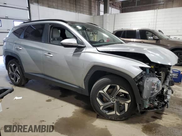2023 Hyundai Tucson SEL Convenience with VIN KM8JFCA13PU121843, listed as a Copart auction lot 81960485 with 57,099 mi miles and Salvage title. Bid and sale history available at DreamBid. Image 4.
