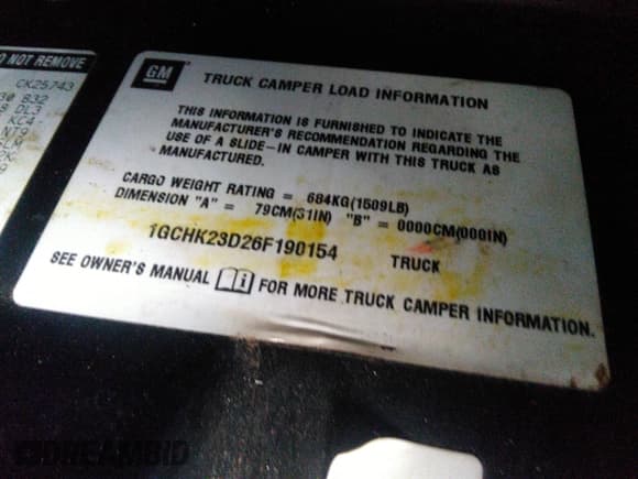 ✅ 2006 Chevrolet Silverado 2500HD LT3 • VIN: 1GCHK23D26F190154 • Лот: 41173966. Опубликован ранее на IAAI с пробегом 296 361 миль. Бесплатный доступ к архиву аукционных продаж из США и подробный отчёт об истории автомобиля на DreamBid. Изображение 9.