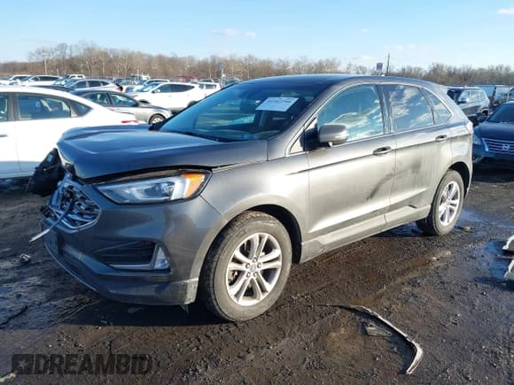 ✅ 2019 Ford Edge SEL • VIN: 2FMPK4J94KBB07837 • Lot: 41347294. Listed on IAAI with 90,668 mi. Free auction sales archive from the USA and detailed vehicle history report at DreamBid. Image 2.