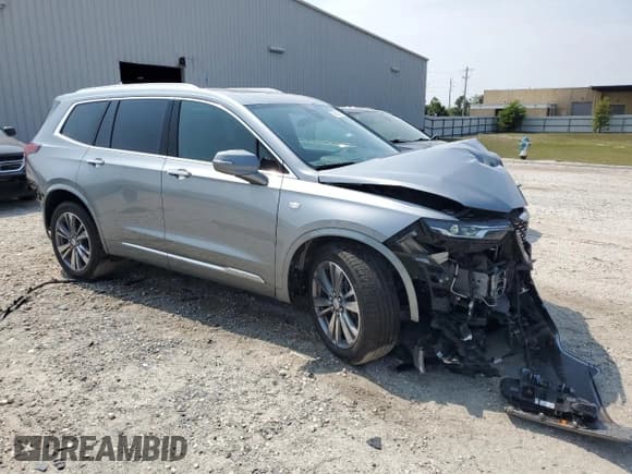 ✅ 2025 Cadillac XT6 AWD Premium Luxury • VIN: 1GYKPDRS9SZ120372 • Lot: 59103405. Listed on Copart with 13,223 mi. Free auction sales archive from the USA and detailed vehicle history report at DreamBid. Image 4.