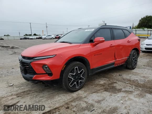 ✅ 2023 Chevrolet Blazer RS • VIN: 3GNKBERS5PS115188 • Лот: 70770065. Опубликован ранее на Copart с пробегом 11 513 миль. Бесплатный доступ к архиву аукционных продаж из США и подробный отчёт об истории автомобиля на DreamBid. Изображение 1.