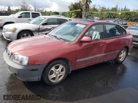 2002 Hyundai Elantra GT z VIN KMHDN55D52U068507, wystawiony jako Copart lot #50656835 z przebiegiem 201 909 mil mil oraz Szkoda całkowita • Salvage title. Historia ofert i sprzedaży dostępna na DreamBid. Obrazek 1.