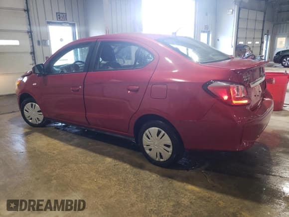 ✅ 2023 Mitsubishi Mirage ES • VIN: ML32FUFJ7PHF04657 • Лот: 90952525. Опубликован ранее на Copart с пробегом 26 565 миль. Бесплатный доступ к архиву аукционных продаж из США и подробный отчёт об истории автомобиля на DreamBid. Изображение 2.