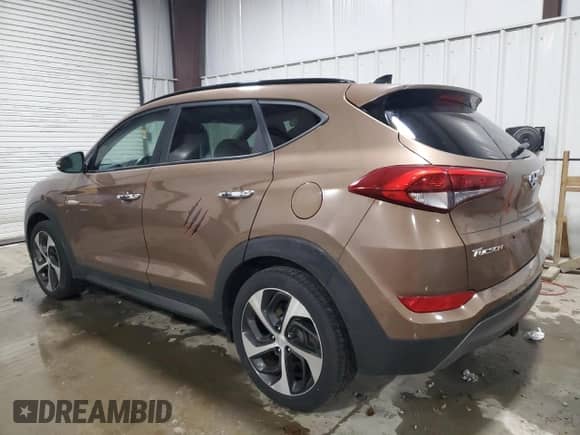 2016 Hyundai Tucson Sport z VIN KM8J3CA21GU179516, wystawiony jako Copart lot #91082765 z przebiegiem 93 070 mil mil oraz Czysty tytuł • Clean title. Historia ofert i sprzedaży dostępna na DreamBid. Obrazek 2.