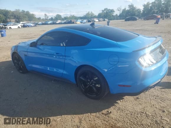 ✅ 2022 Ford Mustang GT • VIN: 1FA6P8CF3N5110240 • Lot: 72098325. Listed on Copart with 20,645 mi. Free auction sales archive from the USA and detailed vehicle history report at DreamBid. Image 2.