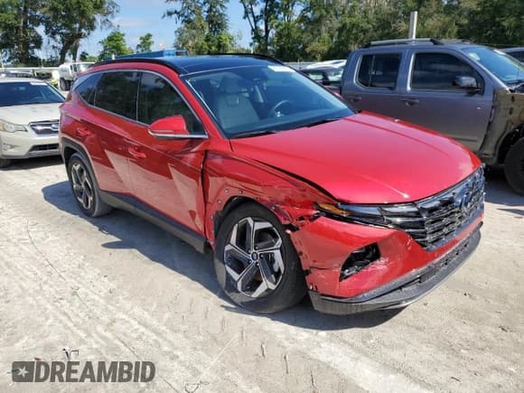 ✅ 2023 Hyundai Tucson Limited • VIN: 5NMJE3AE9PH243995 • Lot: 87272275. Listed on Copart with 14,860 mi. Free auction sales archive from the USA and detailed vehicle history report at DreamBid. Image 4.
