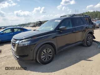 2024 Nissan Pathfinder SV with VIN 5N1DR3BA3RC264464, listed as a Copart auction lot 71968875 with 34,667 mi miles and Salvage title. Bid and sale history available at DreamBid. Image 1.