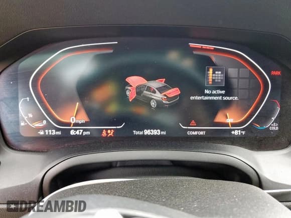 ✅ 2021 BMW 3 Series 330i xDrive • VIN: 3MW5R7J0XM8C16059 • Lot: 92532535. Listed on Copart with 96,393 mi. Free auction sales archive from the USA and detailed vehicle history report at DreamBid. Image 9.