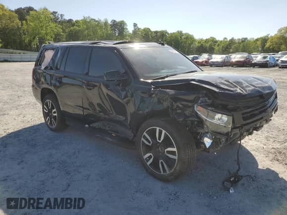 2020 Chevrolet Tahoe Premier z VIN 1GNSKCKJ4LR294570, wystawiony jako Copart lot #53362385 z przebiegiem 95 015 mil mil oraz Szkoda całkowita • Salvage title. Historia ofert i sprzedaży dostępna na DreamBid. Obrazek 4.