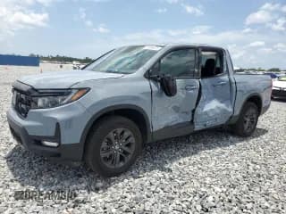 ✅ 2025 Honda Ridgeline Sport • VIN: 5FPYK3F16SB000658 • Lot: 58586675. Wystawiony na Copart z przebiegiem 11 630 mil. Bezpłatny archiwum sprzedaży aukcyjnych z USA i szczegółowy raport historii pojazdu na DreamBid. Zdjęcie 1.