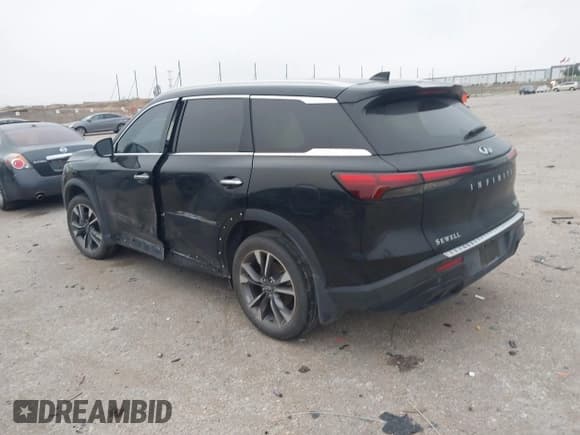 ✅ 2024 Infiniti QX60 Luxe • VIN: 5N1DL1FR5RC333256 • Lot: 42368396. Listed on IAAI with 19,661 mi. Free auction sales archive from the USA and detailed vehicle history report at DreamBid. Image 3.