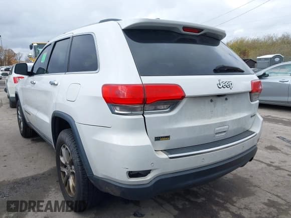 ✅ 2015 Jeep Grand Cherokee Limited • VIN: 1C4RJEBGXFC792614 • Lot: 43646750. Wystawiony na IAAI z przebiegiem 227 872 mil. Bezpłatny archiwum sprzedaży aukcyjnych z USA i szczegółowy raport historii pojazdu na DreamBid. Zdjęcie 3.