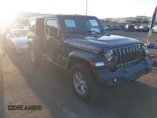 ✅ 2021 Jeep Wrangler Unlimited Sport S • VIN: 1C4HJXDG7MW583315 • Lot: 41827899. Listed on IAAI with 25,264 mi. Free auction sales archive from the USA and detailed vehicle history report at DreamBid. Image 1.