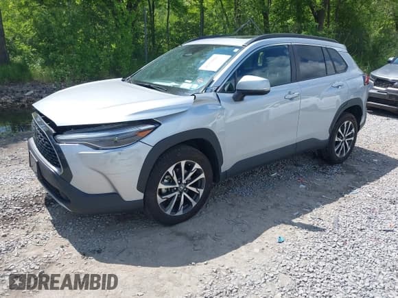 ✅ 2023 Toyota Corolla Cross XLE • VIN: 7MUDAABGXPV076689 • Lot: 42370023. Listed on IAAI with 36,247 mi. Free auction sales archive from the USA and detailed vehicle history report at DreamBid. Image 2.