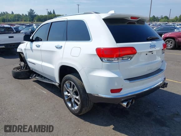 ✅ 2017 Jeep Grand Cherokee Summit • VIN: 1C4RJFJT8HC667859 • Lot: 43115880. Listed on IAAI with 180,765 mi. Free auction sales archive from the USA and detailed vehicle history report at DreamBid. Image 3.