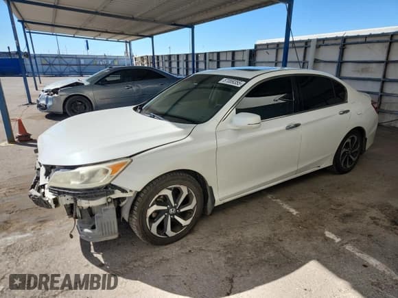 ✅ 2016 Honda Accord EX-L • VIN: 1HGCR3F05GA023128 • Лот: 87089355. Опубликован ранее на Copart с пробегом 168 907 миль. Бесплатный доступ к архиву аукционных продаж из США и подробный отчёт об истории автомобиля на DreamBid. Изображение 1.