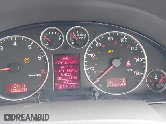 ✅ 2004 Audi A6 2.7T S-Line • VIN: WAUCD64B04N076324 • Lot: 42106102. Listed on IAAI with 193,992 mi. Free auction sales archive from the USA and detailed vehicle history report at DreamBid. Image 7.