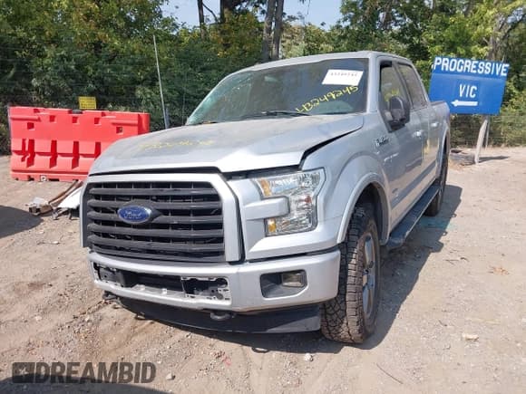 ✅ 2016 Ford F-150 XLT • VIN: 1FTEW1EP4GFC58187 • Lot: 43249245. Listed on IAAI with 166,400 mi. Free auction sales archive from the USA and detailed vehicle history report at DreamBid. Image 2.