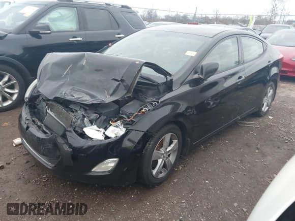✅ 2013 Hyundai Elantra Limited • VIN: 5NPDH4AE8DH312992 • Lot: 43773993. Listed on IAAI with 107,849 mi. Free auction sales archive from the USA and detailed vehicle history report at DreamBid. Image 2.
