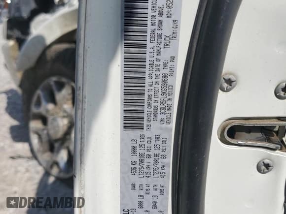 ✅ 2019 Ram 2500 Laramie • VIN: 3C6UR5FL9KG590680 • Лот: 66140045. Опубликован ранее на Copart с пробегом 107 783 миль. Бесплатный доступ к архиву аукционных продаж из США и подробный отчёт об истории автомобиля на DreamBid. Изображение 12.