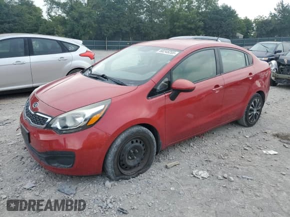 ✅ 2012 Kia Rio EX • VIN: KNADN4A39C6051014 • Lot: 68245255. Listed on Copart with 75,809 mi. Free auction sales archive from the USA and detailed vehicle history report at DreamBid. Image 1.