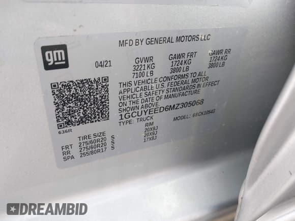 ✅ 2021 Chevrolet Silverado 1500 RST • VIN: 1GCUYEED6MZ305068 • Lot: 43660539. Wystawiony na IAAI z przebiegiem 56 550 mil. Bezpłatny archiwum sprzedaży aukcyjnych z USA i szczegółowy raport historii pojazdu na DreamBid. Zdjęcie 9.