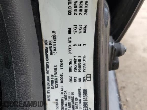 ✅ 2009 Chevrolet Colorado 2LT • VIN: 1GCDS13E098146986 • Лот: 67073125. Опубликован ранее на Copart с пробегом 185 645 миль. Бесплатный доступ к архиву аукционных продаж из США и подробный отчёт об истории автомобиля на DreamBid. Изображение 12.