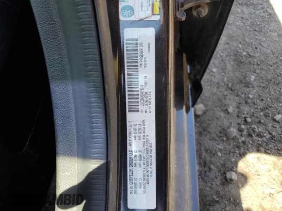 ✅ 2014 Chrysler 200 Touring • VIN: 1C3CCBBG4EN153120 • Lot: 80916615. Listed on Copart with 46,495 mi. Free auction sales archive from the USA and detailed vehicle history report at DreamBid. Image 12.