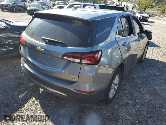✅ 2024 Chevrolet Equinox LT • VIN: 3GNAXKEG3RS107459 • Лот: 43443260. Опубликован ранее на IAAI с пробегом 57 330 миль. Бесплатный доступ к архиву аукционных продаж из США и подробный отчёт об истории автомобиля на DreamBid. Изображение 1.