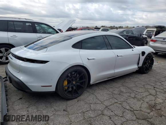 ✅ 2020 Porsche Taycan Turbo • VIN: WP0AC2Y18LSA72290 • Lot: 47388655. Listed on Copart with 9,104 mi. Free auction sales archive from the USA and detailed vehicle history report at DreamBid. Image 3.