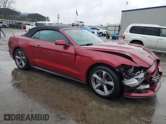 ✅ 2017 Ford Mustang V6 • VIN: 1FATP8EM9H5338861 • Lot: 41994795. Listed on Copart with 62,925 mi. Free auction sales archive from the USA and detailed vehicle history report at DreamBid. Image 4.