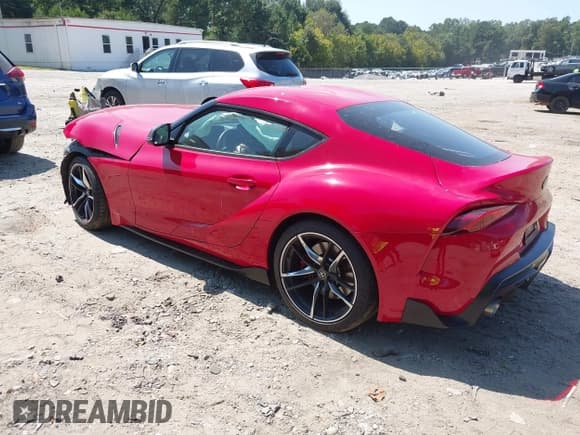 ✅ 2022 Toyota Supra 3.0 • VIN: WZ1DB0C03NW048833 • Lot: 43168171. Listed on IAAI with Not provided. Free auction sales archive from the USA and detailed vehicle history report at DreamBid. Image 3.