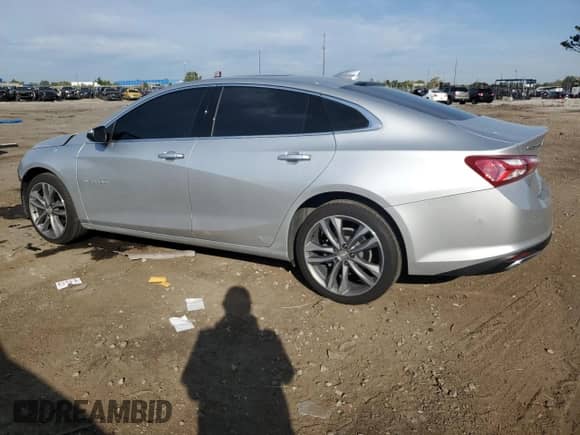 2022 Chevrolet Malibu Premier with VIN 1G1ZE5SX1NF105160, listed as a Copart auction lot 71912855 with 46,036 mi miles and Clean title. Bid and sale history available at DreamBid. Image 2.
