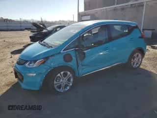 2021 Chevrolet Bolt EV LT z VIN 1G1FY6S03M4109479, wystawiony jako Copart lot #41478634 z przebiegiem 19 839 mil mil oraz . Historia ofert i sprzedaży dostępna na DreamBid. Obrazek 1.