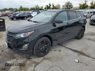2020 Chevrolet Equinox LT z VIN 2GNAXKEV2L6285321, wystawiony jako Copart lot #83754165 z przebiegiem 78 555 mil mil oraz Szkoda całkowita • Salvage title. Historia ofert i sprzedaży dostępna na DreamBid. Obrazek 1.