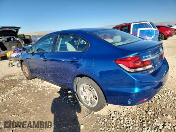 ✅ 2014 Honda Civic LX • VIN: 2HGFB2F59EH543886 • Lot: 91219645. Wystawiony na Copart z przebiegiem 140 662 mil. Bezpłatny archiwum sprzedaży aukcyjnych z USA i szczegółowy raport historii pojazdu na DreamBid. Zdjęcie 2.