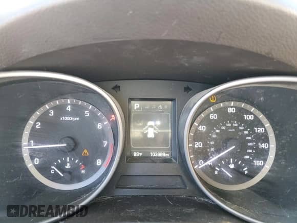 2018 Hyundai Santa Fe 2.4L with VIN 5XYZT3LB2JG509984, listed as a Copart auction lot 85510595 with 103,988 mi miles and Salvage title. Bid and sale history available at DreamBid. Image 9.