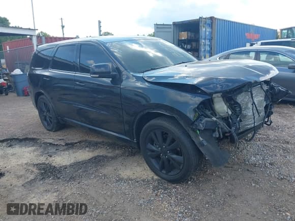 ✅ 2013 Dodge Durango R/T • VIN: 1C4SDJCT5DC695850 • Lot: 43028460. Listed on IAAI with 216,580 mi. Free auction sales archive from the USA and detailed vehicle history report at DreamBid. Image 1.
