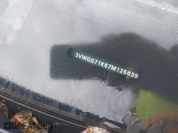 ✅ 2007 Volkswagen Jetta • VIN: 3VWGG71K67M125639 • Лот: 41382568. Опубликован ранее на IAAI с пробегом Не указан. Бесплатный доступ к архиву аукционных продаж из США и подробный отчёт об истории автомобиля на DreamBid. Изображение 11.